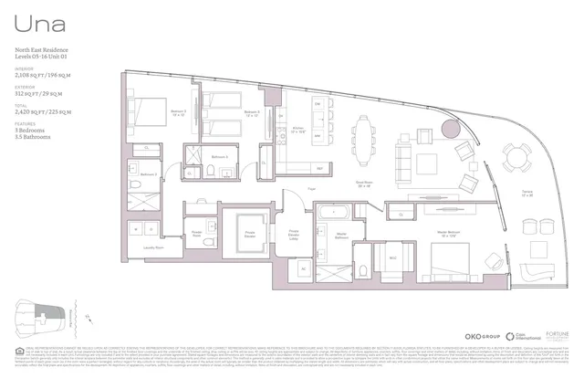 Una Residences — NE 5-16 Unit 01