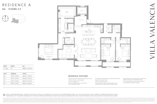 Villa Valencia Coral Gables — Residence A