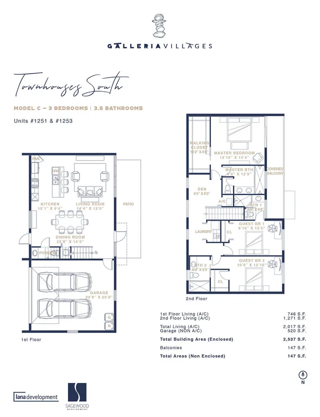 Galleria Villages Fort Lauderdale — Model C