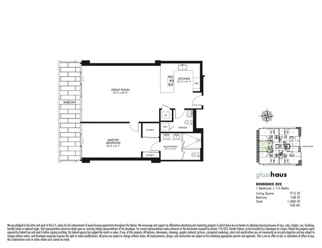 GlassHaus in the Grove — Residence 202