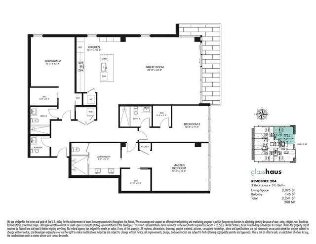 GlassHaus in the Grove — Residence 204