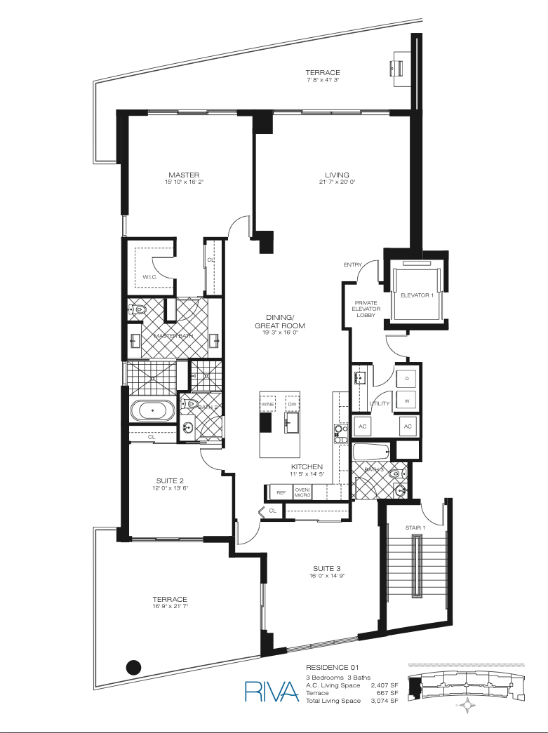 Riva Residences Fort Lauderdale — Residence 01