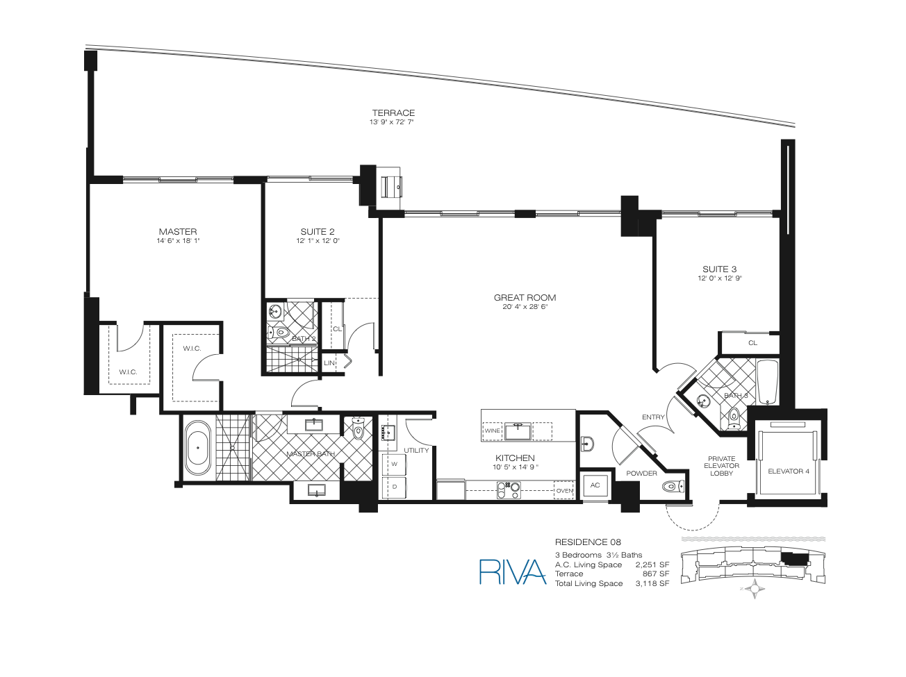 Riva Residences Fort Lauderdale — Residence 08
